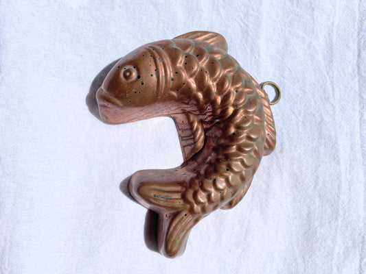 Small Fish Mold in Copper