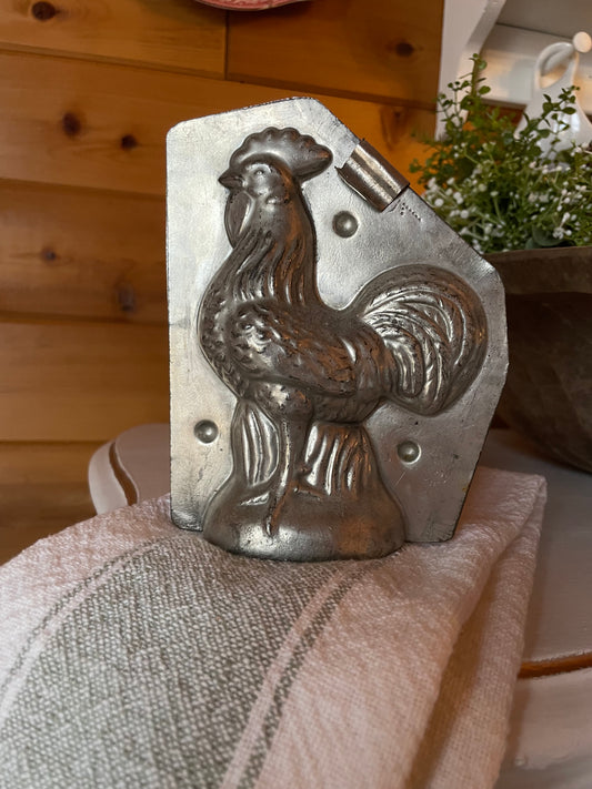 Rooster Shaped Chocolate Mold from France