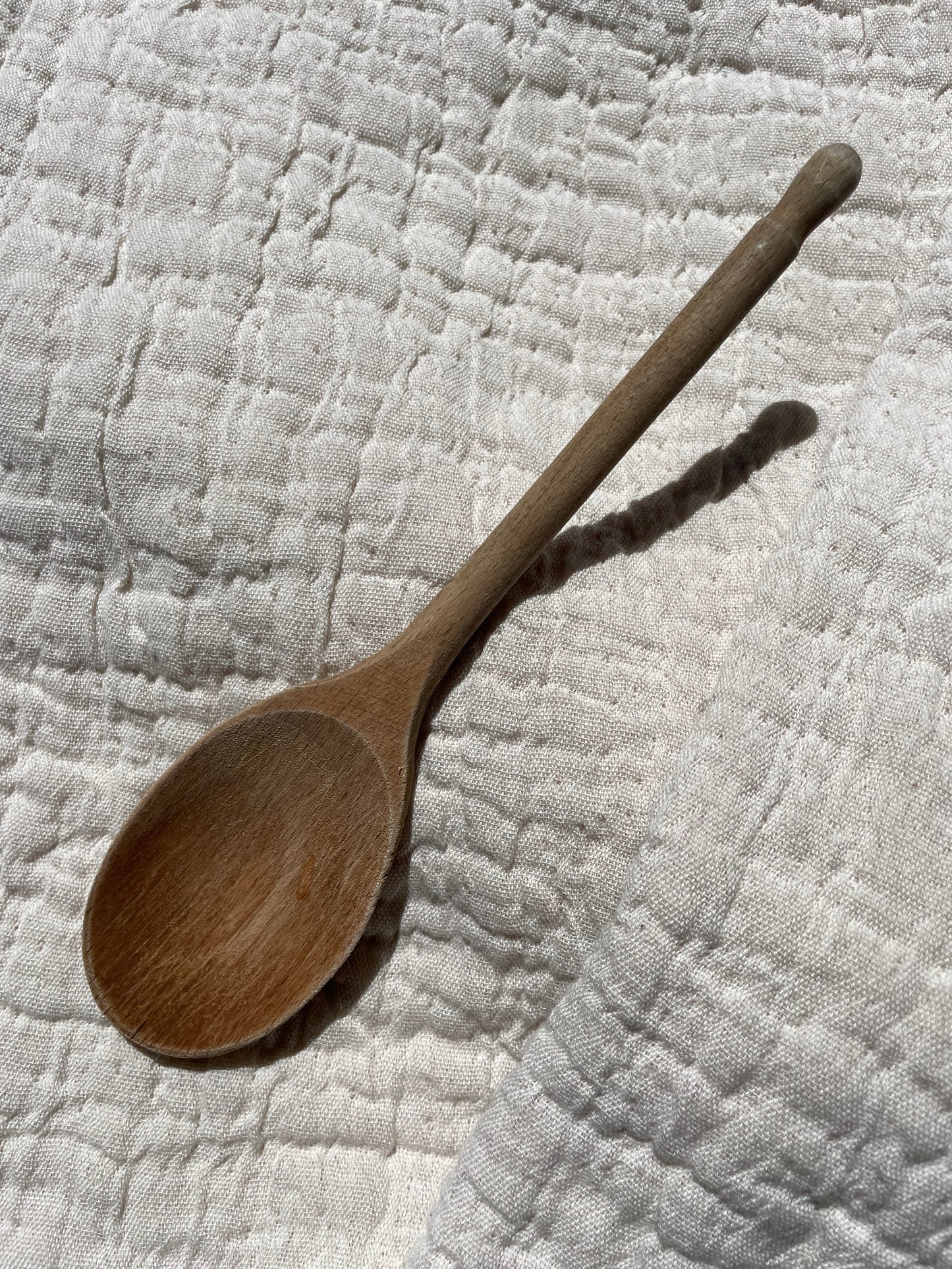 Wood Pot with Wood Spoon
