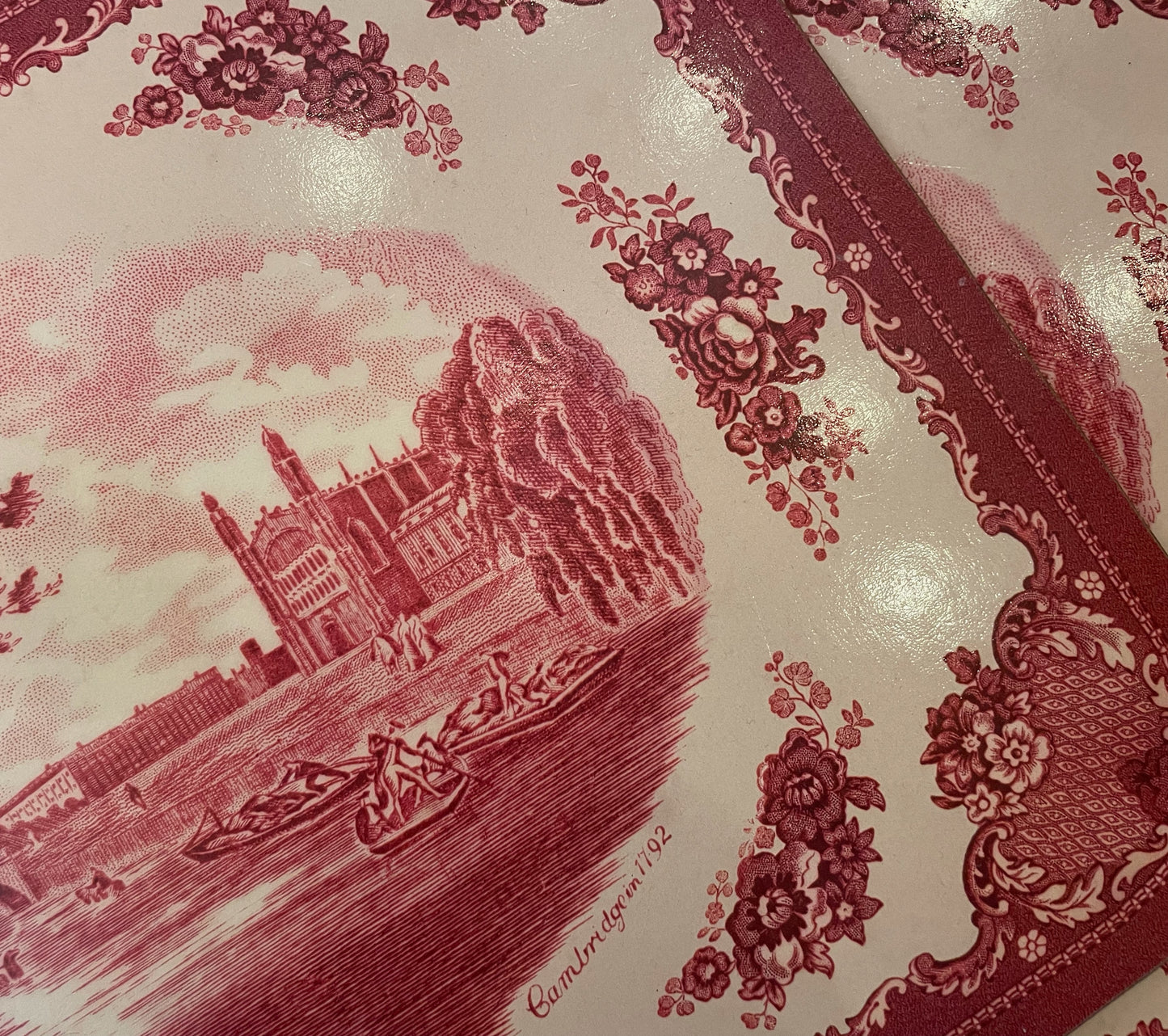 Red Toile Placemats (2)