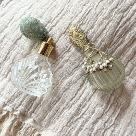 Mini Vintage Perfume Bottles (2-piece set)