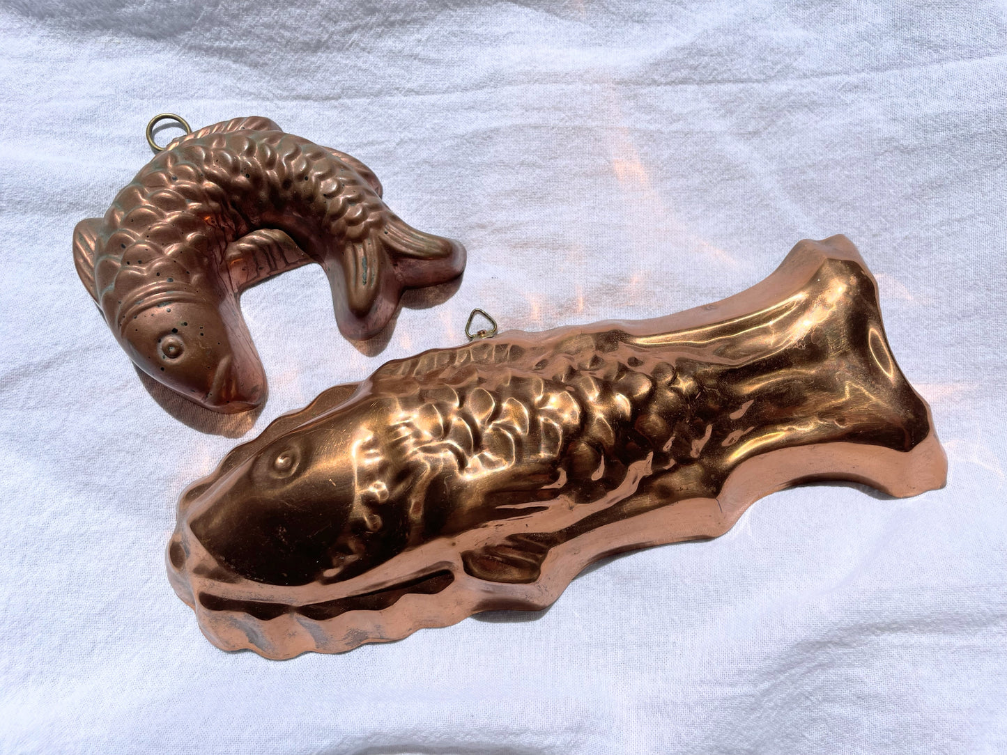 Large Copper Fish Mold