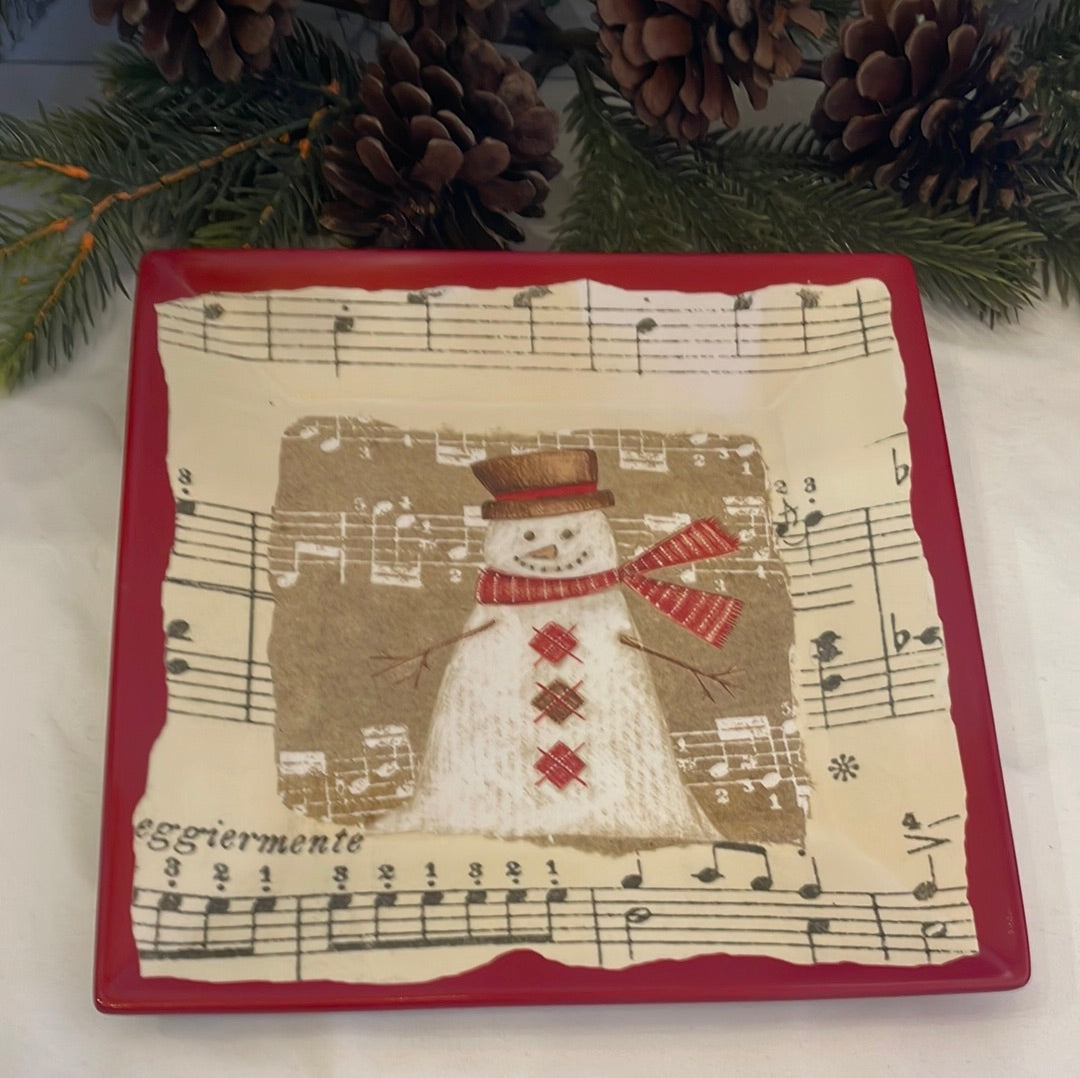 "Winter Song" Christmas Plates (Set of 4) by Oneida