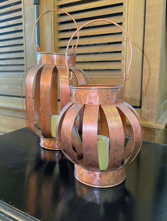 Set of Copper Lanterns