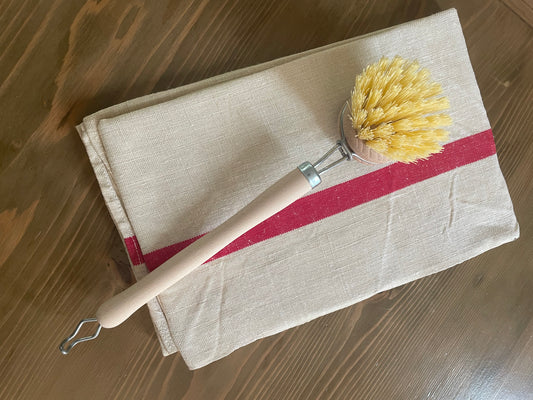 Eco-Friendly Scrub Brush with Sustainable Brush Attachment