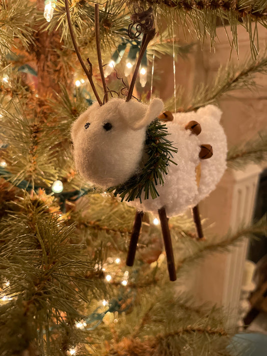 Sheep Christmas Ornament 🐑